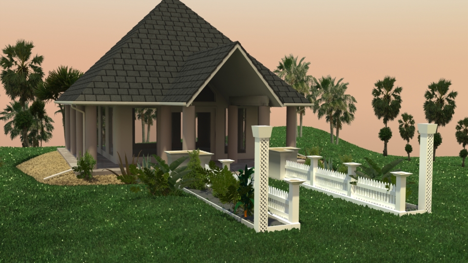3D-026 Small Wedding Chapel