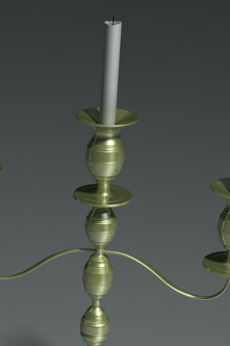 3D-006 Deluxe Candle Holder