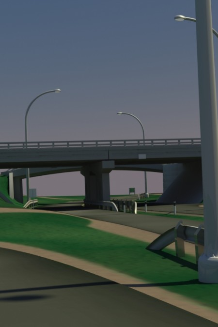 3D-027 HighWay Overpass