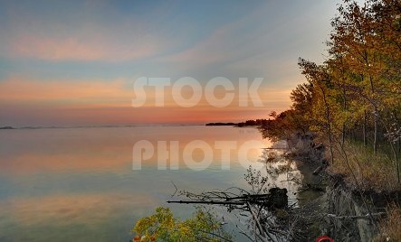 STK026_Lake at Dawn, Sunrise Mist.444x268