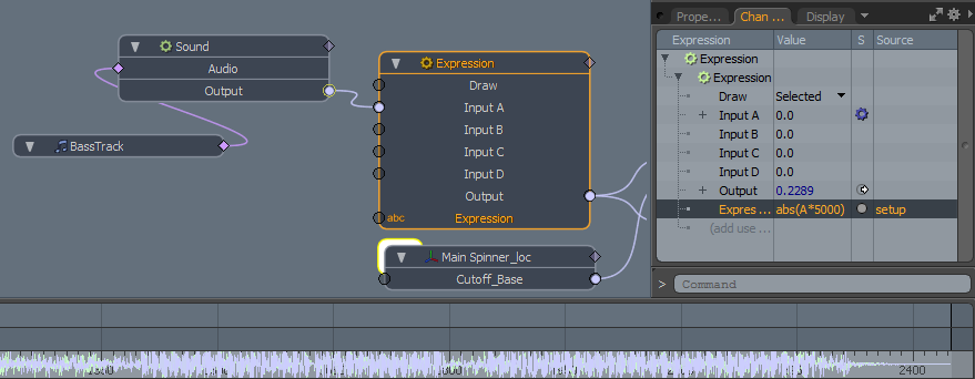 absolute value from sound