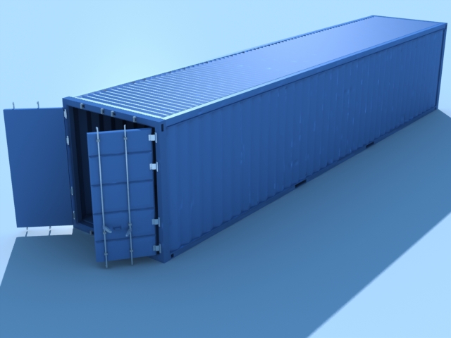 3D-012 Shipping Container