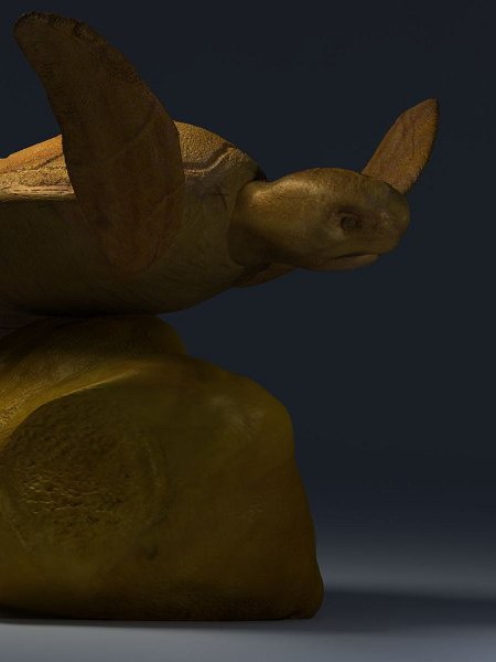 3D-015 Turtle Sculpture