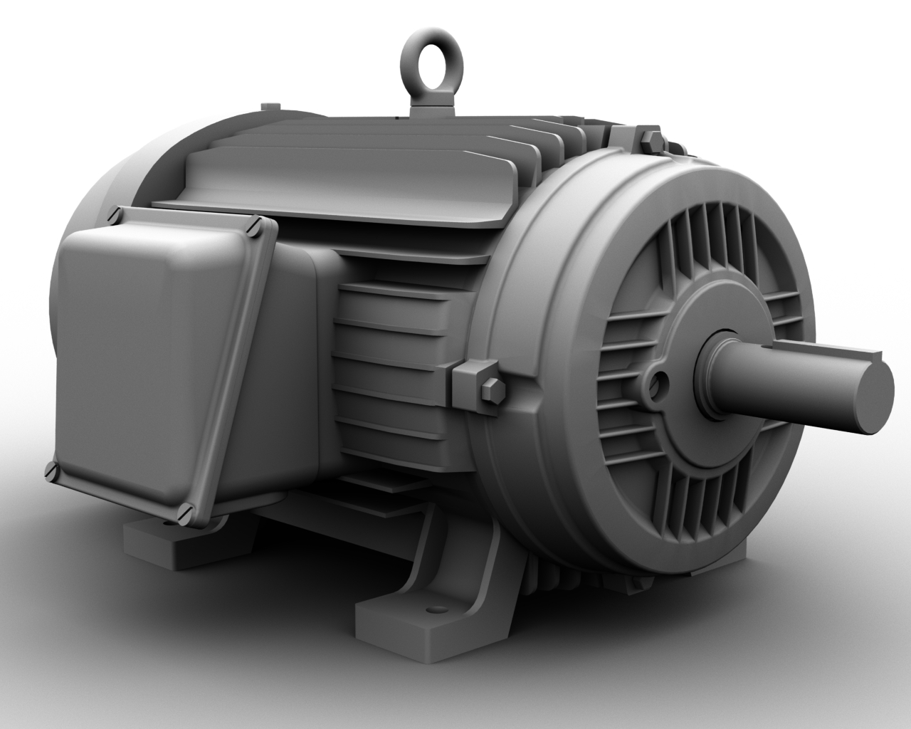 Industrial Electric Motor Ethereal 3D Online Store